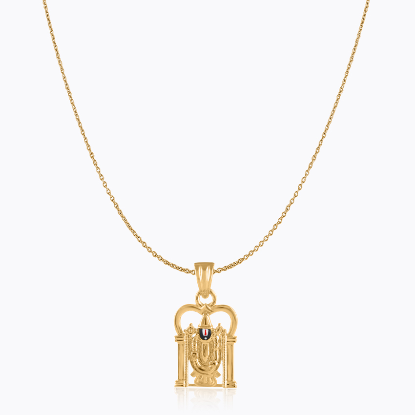 Aadhish 22KT Gold Pendant for Men
