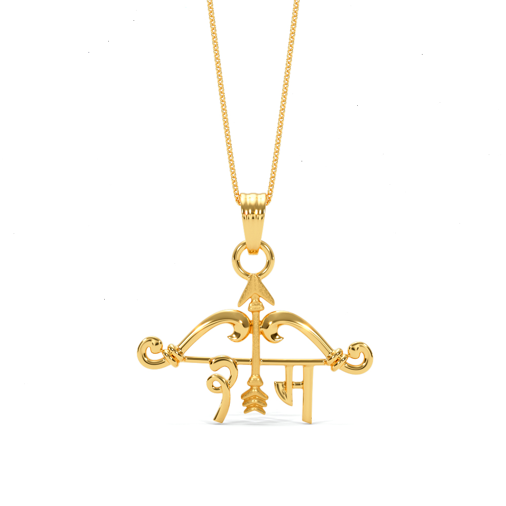Sharanga 22KT Gold Pendant for Men