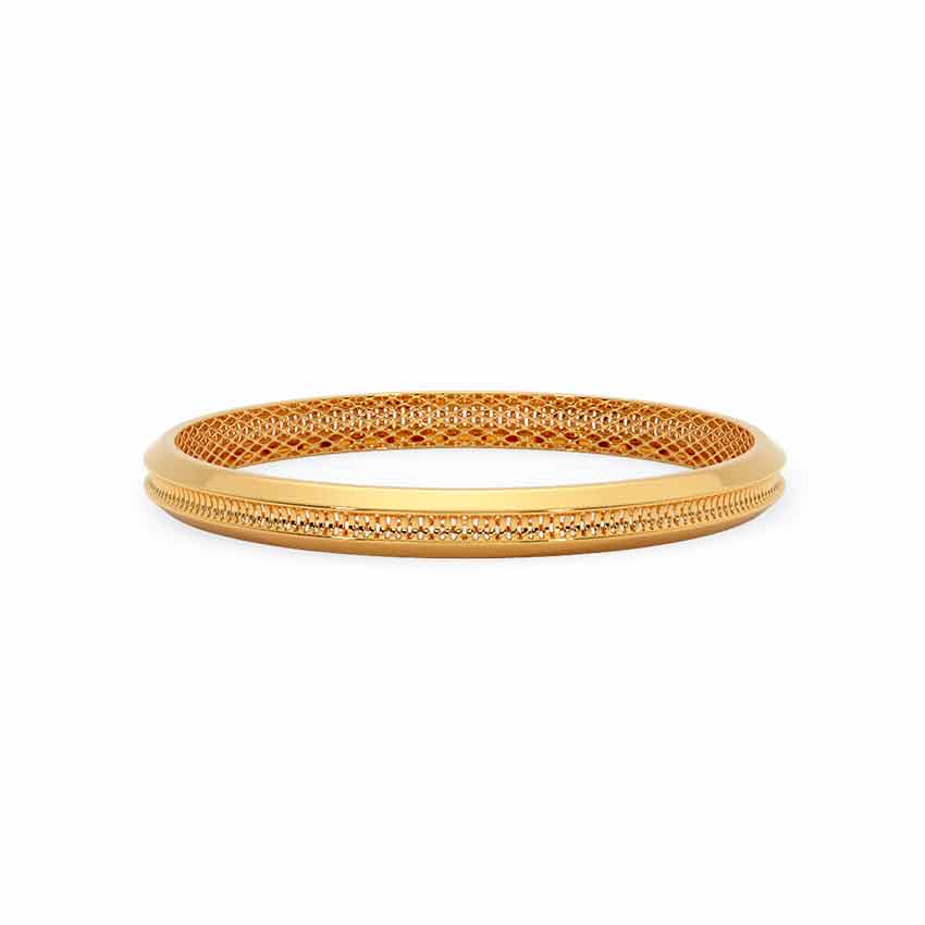 Artisanal 22KT Gold Mens Kada
